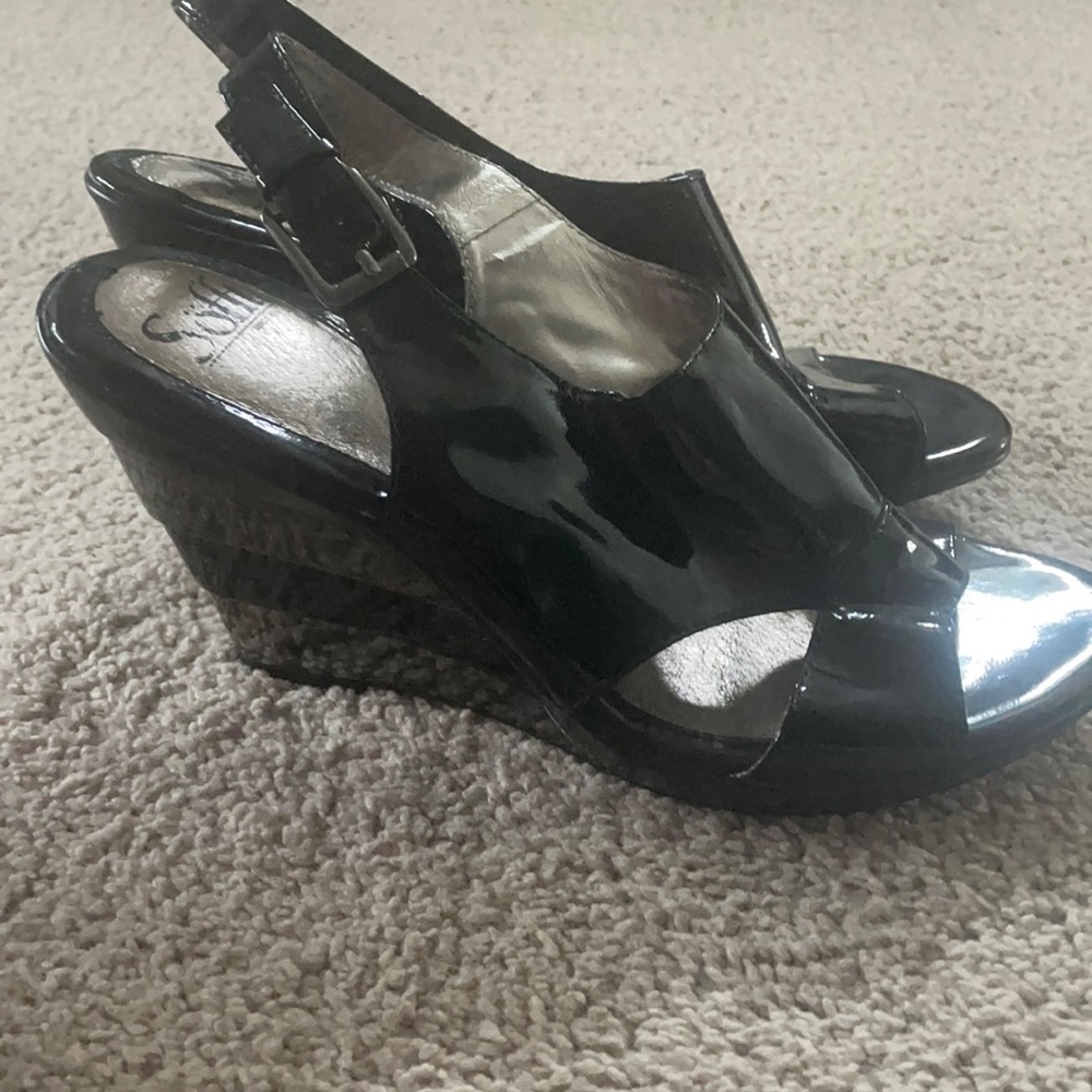 Sofft Metallic Wedge Heels